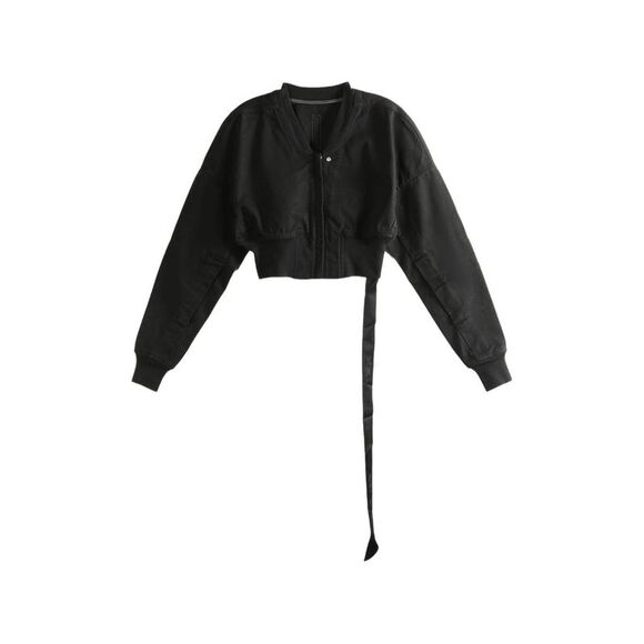 Rick Owens Drkshdw Women Cotton Cropped Bomber Jacket